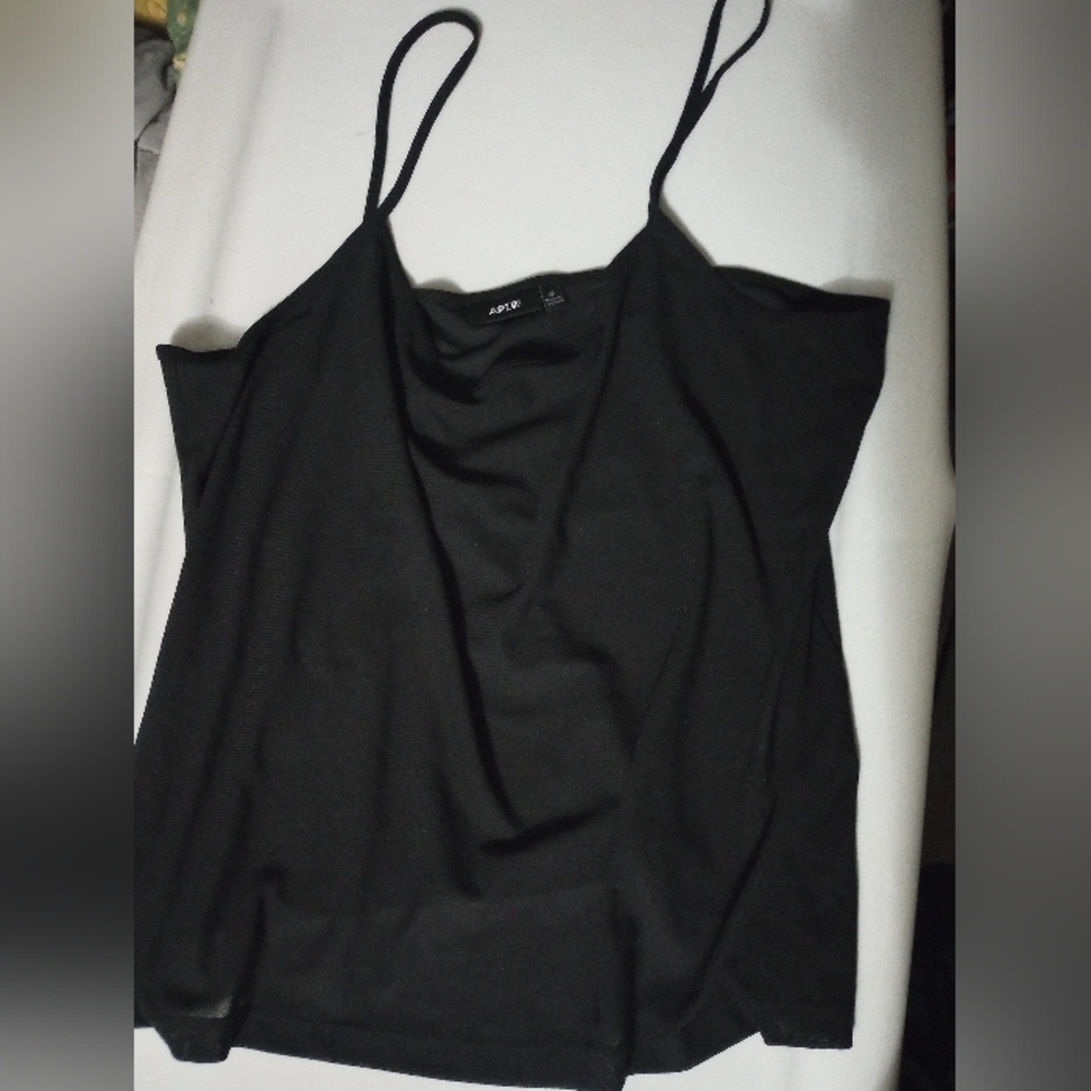 Apt 9 Women's sheer black tank